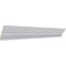 Ekena Millwork 4 3/4"H x 3 3/8"P x 5 7/8"F x 94 1/2"L Nestor Crown Moulding MLD05X03X06NS - alternate 3